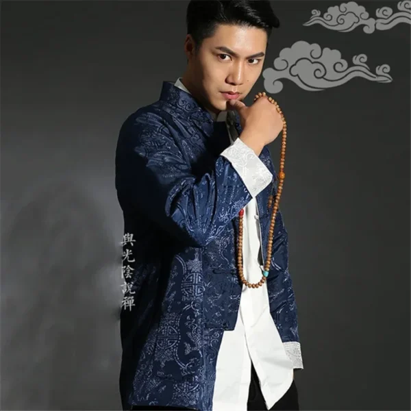 Traditional Chinese Tang Suit Kungfu Jacket Men