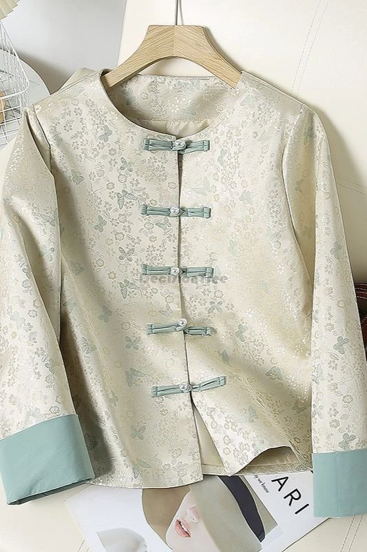 Women's Modern Tang Suit Long Sleeve Shirt