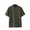 Men's Traditional Tang Suit Cotton Short Sleeve