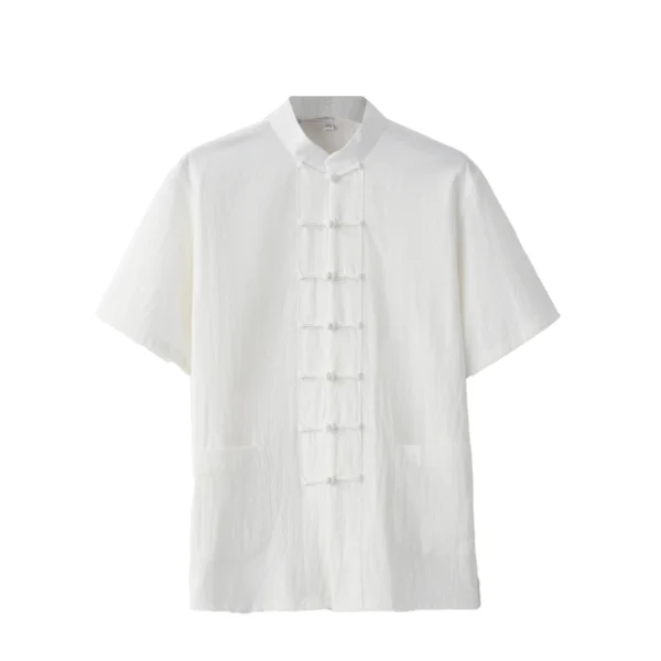 Men's Traditional Tang Suit Cotton Short Sleeve